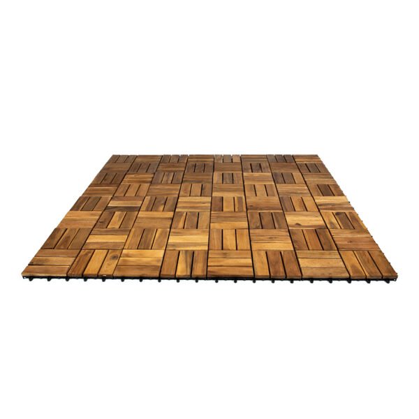 Houten terrastegel Malmo 30x30x2,4cm (per set/12 stuks)) - Afbeelding 6