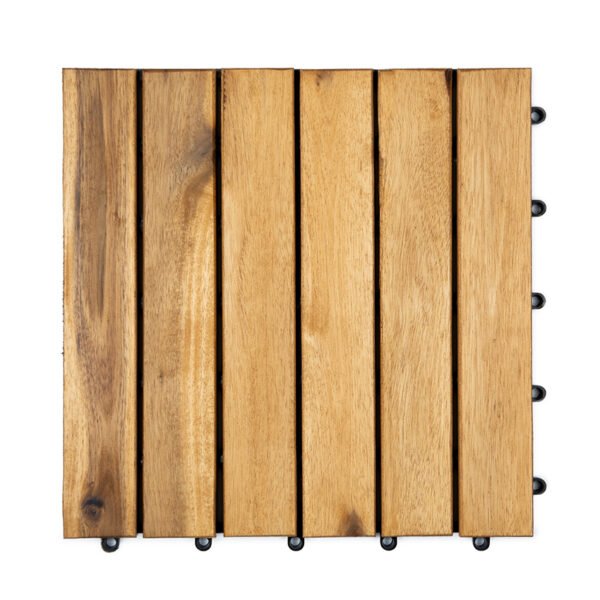 Houten terrastegel Stockholm 30x30x2,4cm (per set/12 stuks) - Image 2